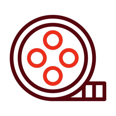 Film makarası kalınlığı Kişisel ve ticari kullanım için iki renk simgesi