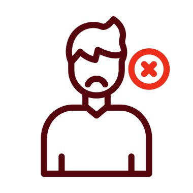 Kişisel ve ticari kullanım için Boşluk Vektör Kalın Çizgi İki Renk Simgeleri