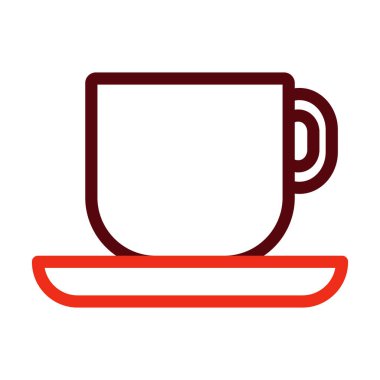 Kişisel ve ticari kullanım için Kap Vektör Kalın Çizgisi İki Renk Simgesi