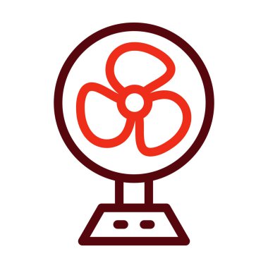 Kişisel ve ticari kullanım için Tablo Vektör Kalın Çizgisi İki Renk Simgesi