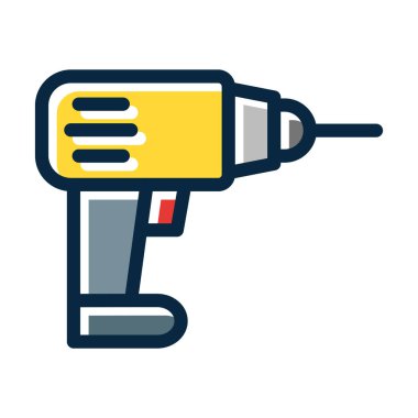 Kişisel ve ticari kullanım için Koyu Renk Simgelerini Doldurulmuş Sondaj Vektörü Kalın Çizgisi