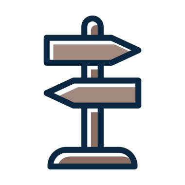 Kişisel ve Ticari Kullanım İçin Koyu Renk Simgeleri Doldurulmuş İmza Kalın Çizgisi