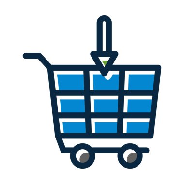 Kişisel ve Ticari Kullanım İçin Koyu Renk Simgelerini Doldurulmuş Vektör Kalın Satın Al