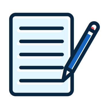 Kişisel ve Ticari Kullanım İçin Koyu Renk Simgelerini Doldurulmuş Vektör Kalın Çizgisini Düzenle