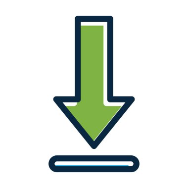 Kişisel ve Ticari Kullanım İçin Koyu Renk Simgelerini Doldurulmuş Vektör Kalın Çizgisi İndir