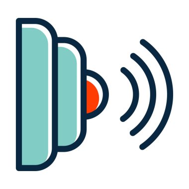 Kişisel ve ticari kullanım için Koyu Renk Simgelerini Doldurulmuş Kızılötesi Sensör Kalın Çizgisi