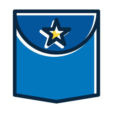 Cep Vektörü Kalın Çizgisi Kişisel ve Ticari Kullanım İçin Koyu Renk Simgeleri Dolduruldu