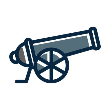 Kişisel ve ticari kullanım için Koyu Renk Simgeleri Doldurulmuş Top Vektör Kalın Çizgisi