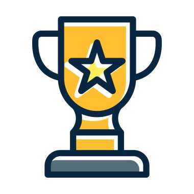 Koyu Renk Simgeleri Kişisel ve Ticari Kullanım İçin Koyu Renk Çizgisi Dolduruldu