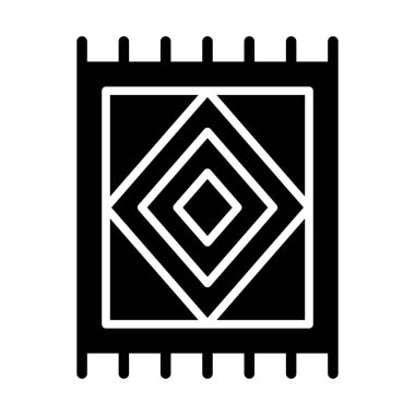 Kişisel ve ticari kullanım için halı vektörü kabartma simgesi