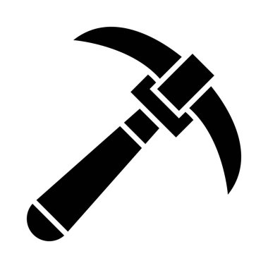 Kişisel ve Ticari Kullanım İçin Kazma Vektörü Kabartma Simgesi