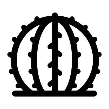 Kişisel ve ticari kullanım için Tumbleweed Vektör Glyph Simgesi
