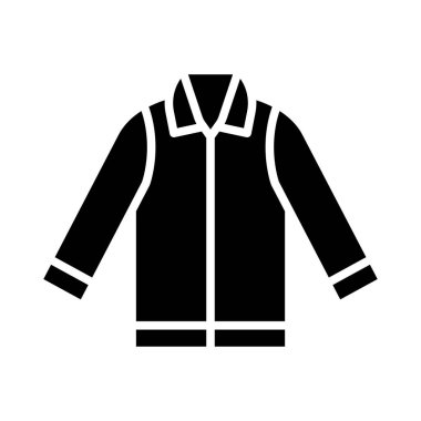 Kişisel ve Ticari Kullanım İçin Ceket Vektörü Kabartma Simgesi