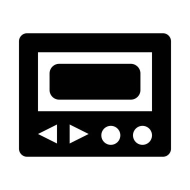 Kişisel ve ticari kullanım için çağrı cihazı vektörü kabartma simgesi