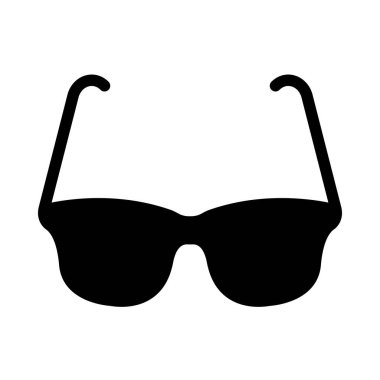 Kişisel ve ticari kullanım için Gözlük Vektörü Glyph Simgesi