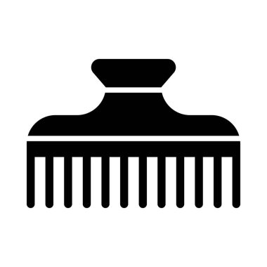 Kişisel ve ticari kullanım için Saç Kıskacı Vektör Kabartma Simgesi