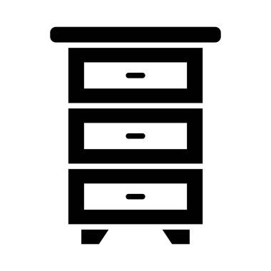 Kişisel ve Ticari Kullanım İçin Çekmeceler Vektör Sembolü