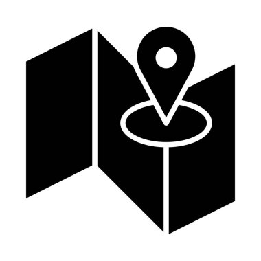 Kişisel ve ticari kullanım için Harita Vektörü Kabartma Simgesi