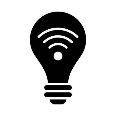 Kişisel ve ticari kullanım için Akıllı Işık Vektörü Kabartma Simgesi