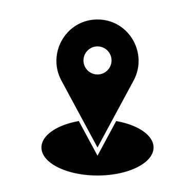 Kişisel ve ticari kullanım için Harita İşaretleyici Vektör Kabartma Simgesi