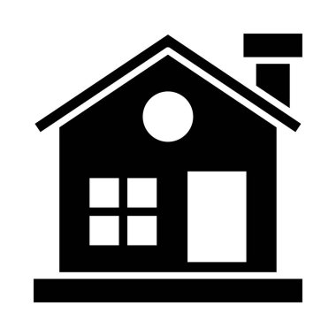 Kişisel ve Ticari Kullanım İçin Ev Vektörü Kabartma Simgesi