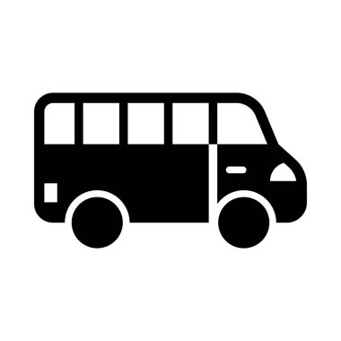 Kişisel ve Ticari Kullanım İçin Van Vector Glyph Simgesi