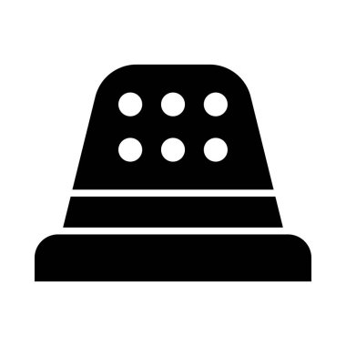 Kişisel ve ticari kullanım için Yüksük Vektör Kabartma Simgesi