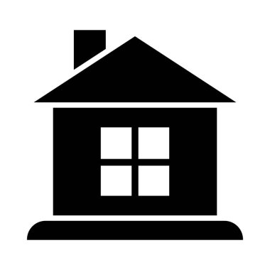 Kişisel ve Ticari Kullanım İçin Ev Vektörü Kabartma Simgesi