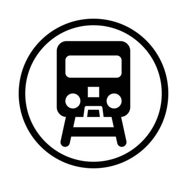 Kişisel ve ticari kullanım için İstasyon Vektörü Glyph Simgesi