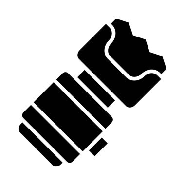 Kişisel ve Ticari Kullanım İçin Elektroşok Vektör Kabartma Simgesi