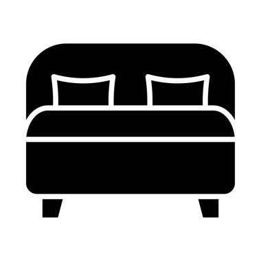 Kişisel ve Ticari Kullanım İçin Yatak Vektörü Kabartma Simgesi