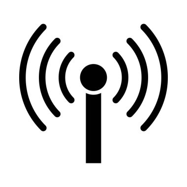 Kişisel ve ticari kullanım için Anten Vektörü Glyph Simgesi