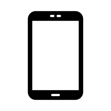 Kişisel ve Ticari Kullanım İçin Akıllı Telefon Vektörü Glyph Simgesi