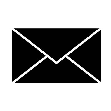 Kişisel ve ticari kullanım için Zarf Vektörü Kabartma Simgesi