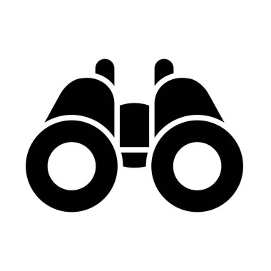 Kişisel ve Ticari Kullanım İçin Dürbün Vektör Kabartma Simgesi