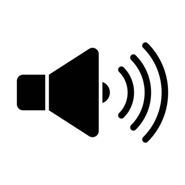 Kişisel ve ticari kullanım için Ses Vektörü Kabartma Simgesi