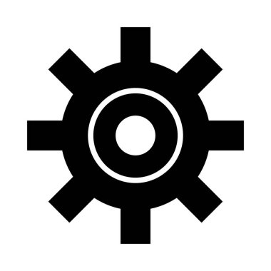 Kişisel ve Ticari Kullanım için Ayarlar Vektör Kabartma Simgesi