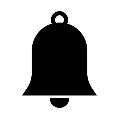 Kişisel ve Ticari Kullanım İçin Bildirim Vektörü Glyph Simgesi