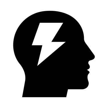 Kişisel ve ticari kullanım için Anksiyete Vektörü Glyph Simgesi