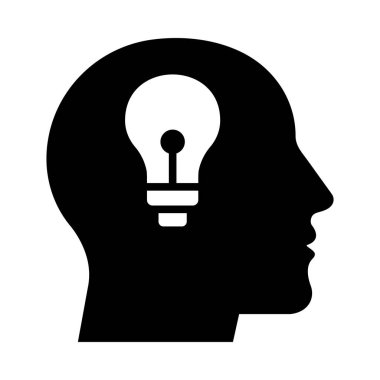 Kişisel ve Ticari Kullanım İçin Fikir Vektörü Kabartma Simgesi