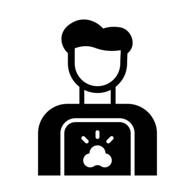 Kişisel ve Ticari Kullanım İçin Groomer Vektör Kabartma Simgesi