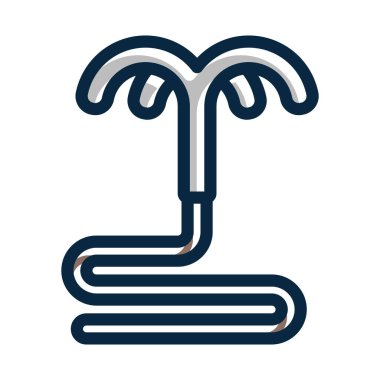 Kanca Kalın Çizgisi Koyu Renk Simgeleri Kişisel ve Ticari Kullanım İçin Dolduruldu