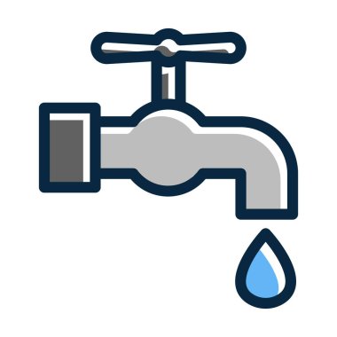 Kişisel ve ticari kullanım için Koyu Renk Simgeleri Doldurulmuş Tap Vektör Kalın Çizgisi