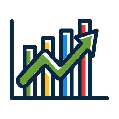 Kişisel ve Ticari Kullanım İçin Koyu Renk Simgelerini Doldurulmuş Kalın Çizgi Geliştirme Vektörü