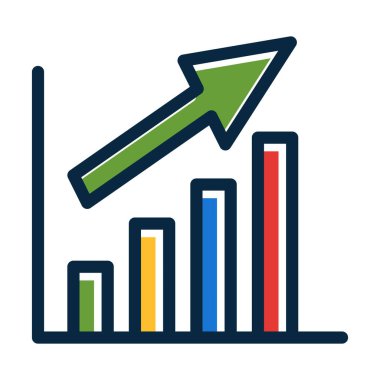 Kişisel ve Ticari Kullanım İçin Koyu Renk Simgeleri Doldurulmuş Grafik Vektörü Kalın Çizgisi