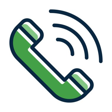 Kişisel ve ticari kullanım için Koyu Renk Simgeleri Doldurulmuş Yardım Hattı Kalın Çizgisi