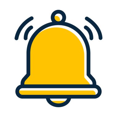 Kişisel ve Ticari Kullanım İçin Koyu Renk Simgeleri Doldurulmuş Uyarı Vektörü Kalın Çizgisi