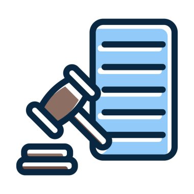 Kişisel ve Ticari Kullanım İçin Koyu Renk Simgelerini Doldurulmuş Kural Vektörü Kalın Çizgisi