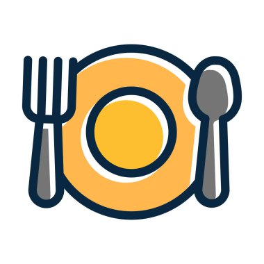 Kişisel ve ticari kullanım için Koyu Renk Simgeleri Doldurulmuş Menü Vektörü Kalın Çizgisi