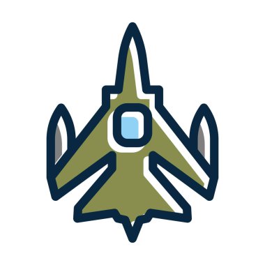 Avcı Vektörü Kalın Çizgisi Kişisel ve Ticari Kullanım İçin Koyu Renk Simgeleri Dolduruldu